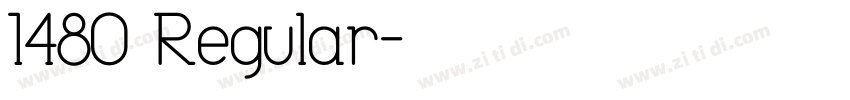 0379 Regular字体转换